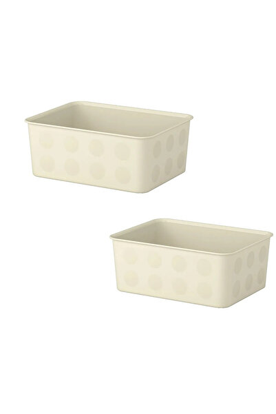 TEZPAZAR 2 Adet Çekmece İçi Düzenleme Kutusu Bej 20x25x10 Cm Dolap İçi Düzenl...
