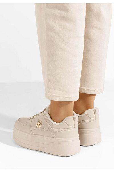 B T Shoes Sneakers cu platformă Namira bej