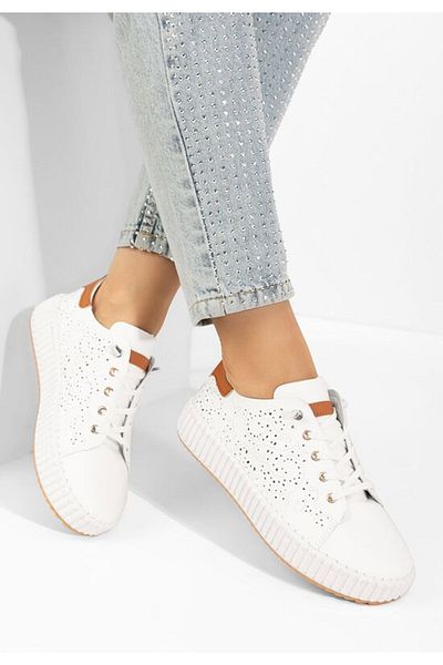 B T Shoes Adidași dreapta Niabi albi