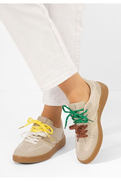 B T Shoes Teniși dama Athena bej