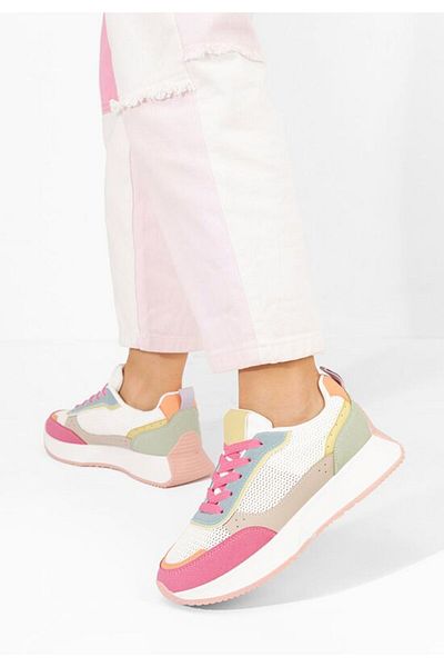 B T Shoes Teniși dama Stephane multicolori