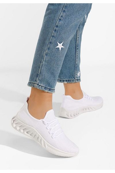 B T Shoes Adidasi dama Mattera albi