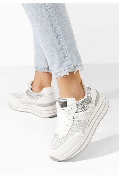 B T Shoes Sneakers cu platformă Enabella albi