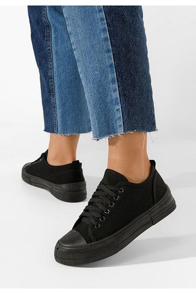 B T Shoes Women's Grenola black sneakers