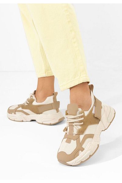 B T Shoes Sneakers dama Roxann kaki