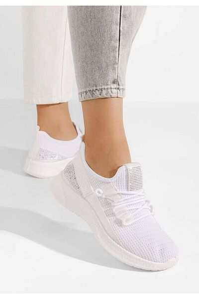 B T Shoes Pantofi sport dama Bridget albi