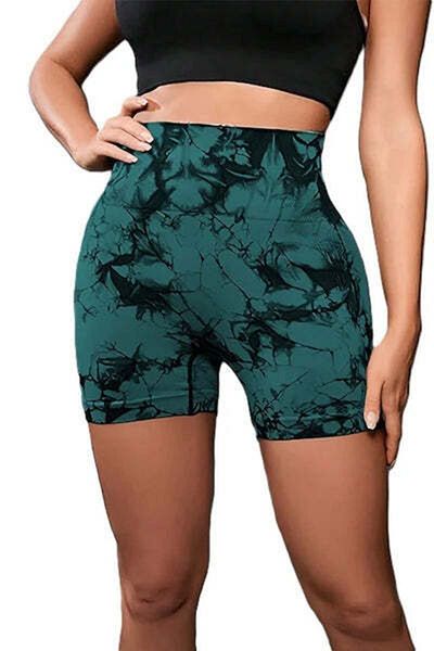 StreetWear Outlet Set 3 Colanti Fitness Scurti Unici, Tye-Die, Fara Cusaturi