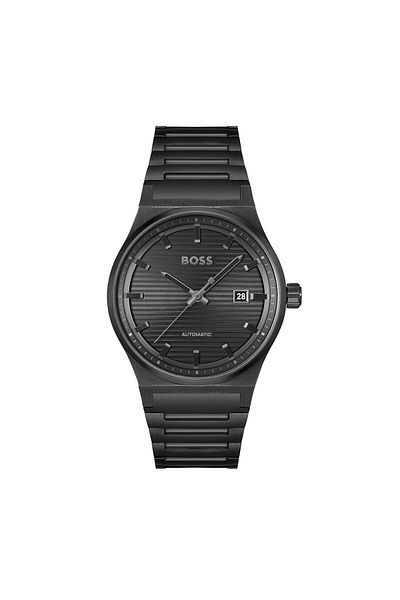 BOSS HUGO BOSS Stainless Steel Analog Black Dial Men's Watch-1514120
