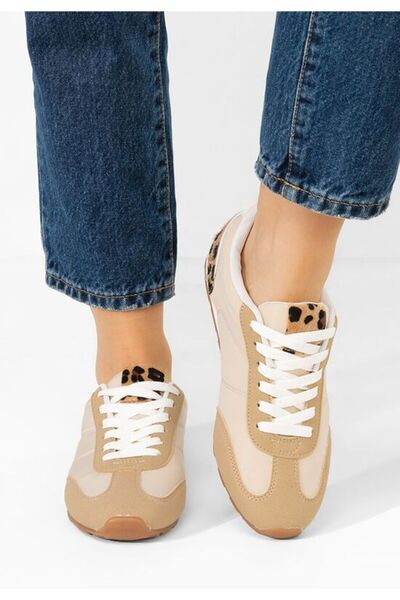 B T Shoes Кецове dama Dorila kaki