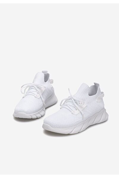 B T Shoes Teniși femei Lydia albi