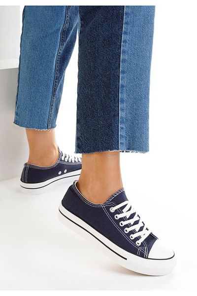 B T Shoes Pantofi de tenis pentru femei bleumarin Ameira