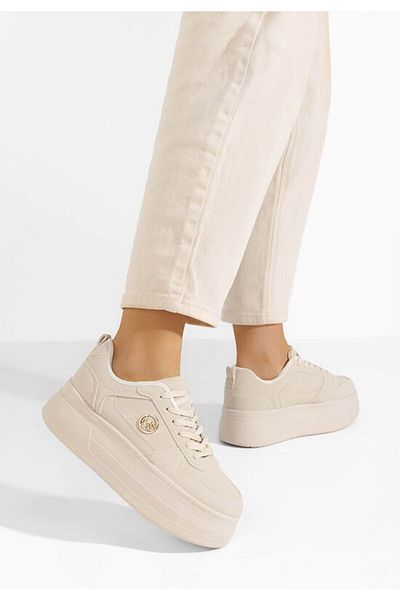 B T Shoes Sneakers cu platformă Namira bej
