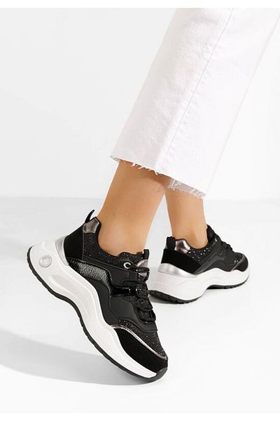 B T Shoes Teniși Hiurrem pentru femei, negri