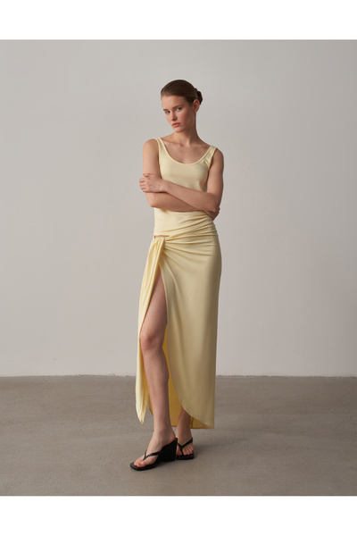 lessandromance Wrap Pareo Butter Yellow