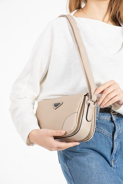 Sanmorris 1368 Sanmorris Women's 3 Compartment Adjustable Cross Strap Faux Leather Shoulder Bag