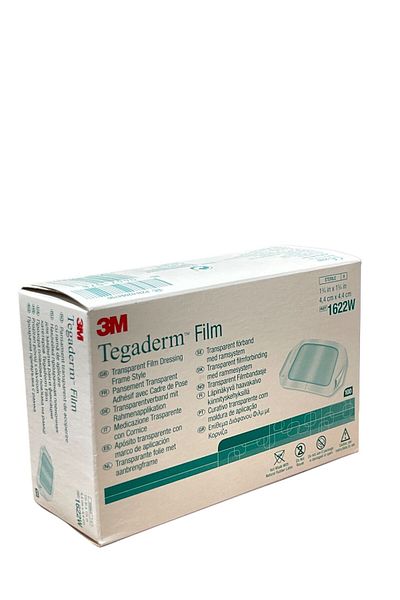 3M Tegaderm Clear Film Cover 4cm x 4cm 1622W - Full Pack 100 Pieces