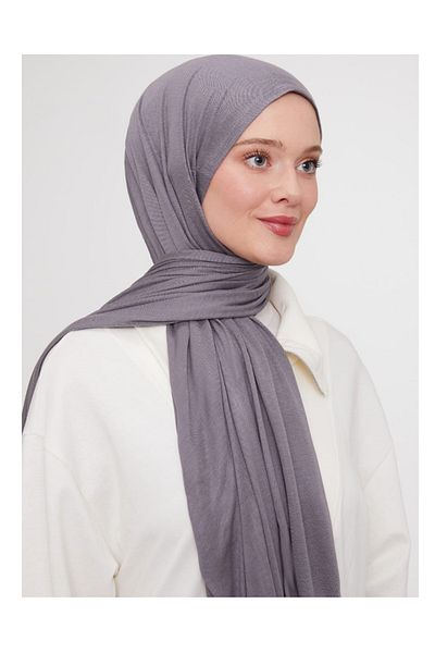 LAVENDER Combed Cotton Shawl K.Grey