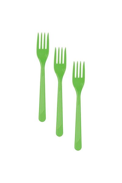 BKMC PARTY 25Pcs Forks, Birthday Plastic Party Forks Party Set Material Disposable