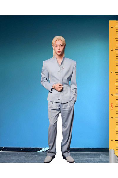 dakik reklam Lee Felix Yongbok Model Full Size Model with Feet Stray Kids Felix