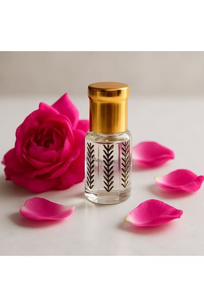Musk Original Taif Rose Musk Tola 12ml - Mohammed Al-Qurashi