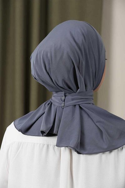 MODA SCARF Snap Bonnet Hijab Swimsuit Top Compatible with Sea and Pool Bonnet Hijab