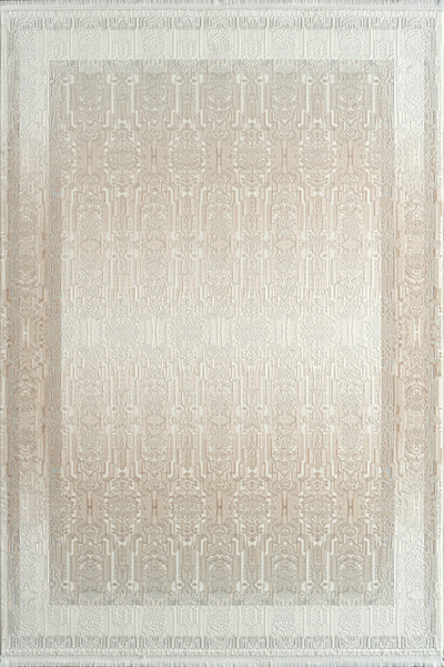 Royal Halı Momento ZV05B Akrilik Krem Saçaklı Karel Halı