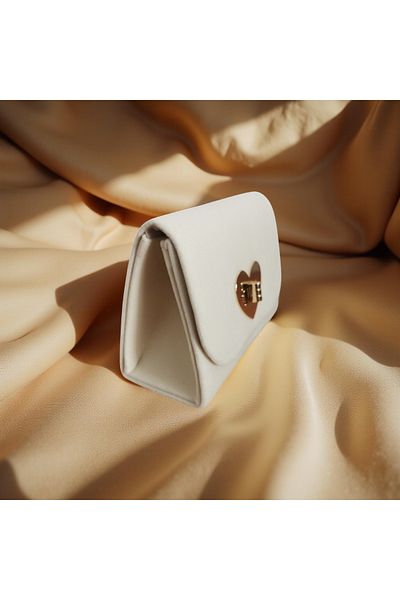 OEM Coeur purse, beige, 11x16x6 cm