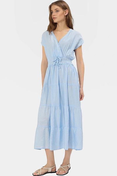 PayBuy Maxi a Line Viscose Woven Dress Bow Detail Summer Casual Trend Design Comfortable Cut