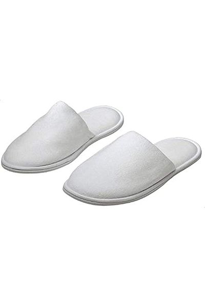 fitto Hotel/Spa Luxury Slippers with Edges, Soft Cotton 600 GSM, Anti-Slip, One Size Fits All