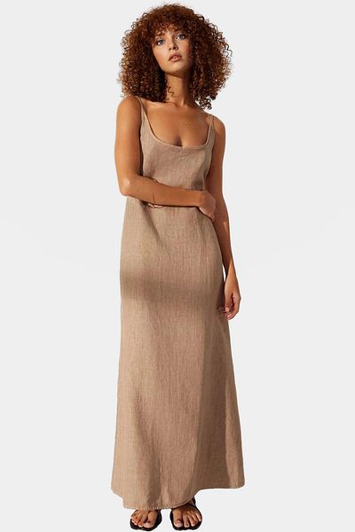 PayBuy Maxi Linen Dress Shift Mold Casual Style 100% Fabric Quality Craftsmanship Premium Quality