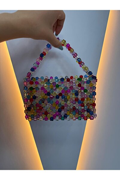 BONİTA Rengarek Boncuklu Şık Kız Çocul El Çantası