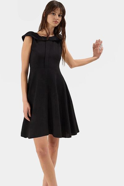 PayBuy Mini Dress Woven Fabric Sleeveless Summer Day Dress Professional Look Stylish