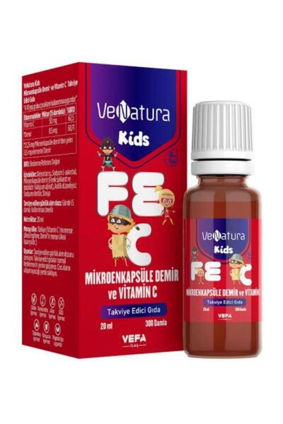 VeNatura Kids Mikroenkapsüle Demir ve Vitamin C 20 ml