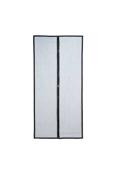 WTO Plasa anti-tantari usa WTO, inchidere magnetica, Negru, 220 x 100 cm