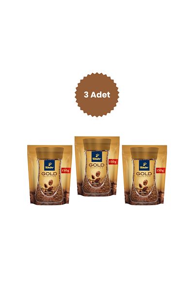 Tchibo Gold Selection Instant Coffee Economic Package 150 Gr 3 Pieces