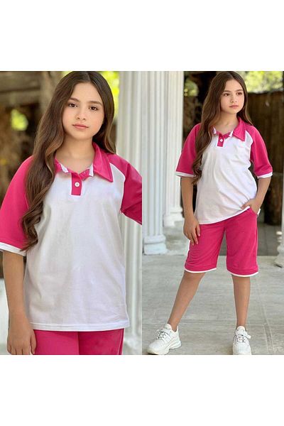 MUMİKİDS Set de vară pentru fete, 2 piese