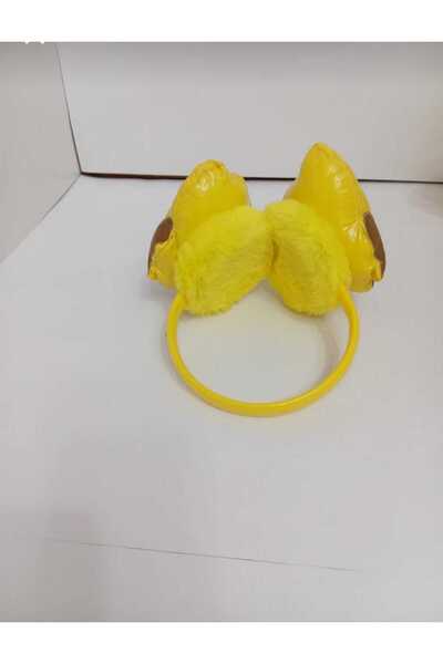 Skygo Children's Plush Earflap with Kuromi Figure Yellow