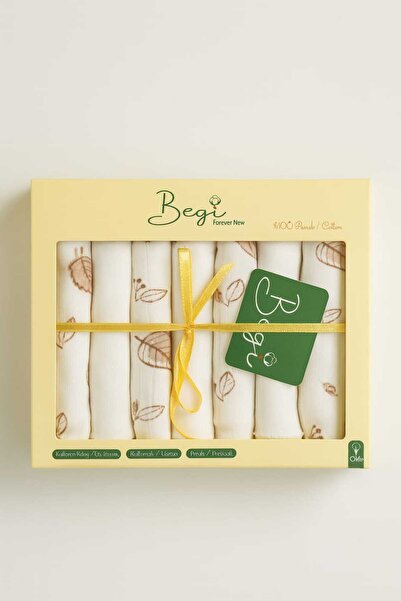 Mayras Cotton Baby Mayras Begi̇ 7 Pack Baby Mouth Wipes 100% Cotton