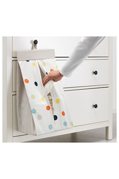 IKEA bebek bezi torbası, çok renkli, 30x52x22 cm