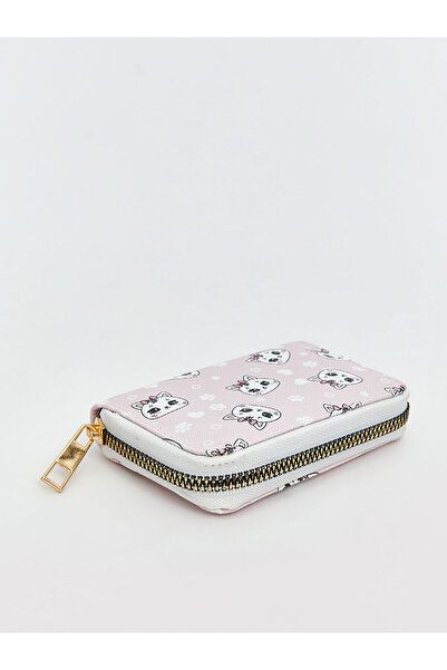 LC Waikiki Baskılı Fermuarlı Kız Çocuk Cüzdan