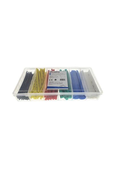 Lanberg Set of 100 heat shrink tubes, Lanberg 41461, 6 colors, length 100mm