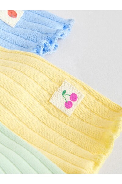 Next Baby Cotton Multi Pastel Lilac 4-Piece Leggings Set