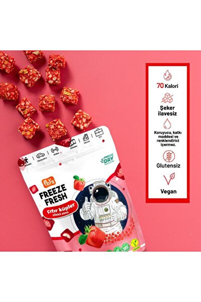 Pol's Freeze Fresh Dondurularak Kurutulmuş Çıtır Küpler 20 gr