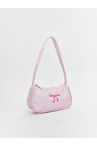 LC Waikiki Bow Printed Girl's Shoulder Bag