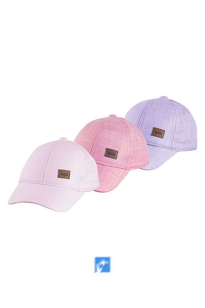 Kardelen Butik Denizli (65% Cotton 35% Polyester) Embroidered Baby Girl Hat (0-18 Months) (Size 44-46 cm)