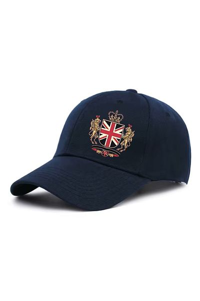 LEIVOR United Kingdom Great Britain Printed Snapback Hat