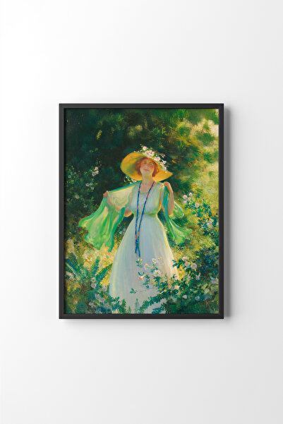 epiqart Flower Path - Black Frame
