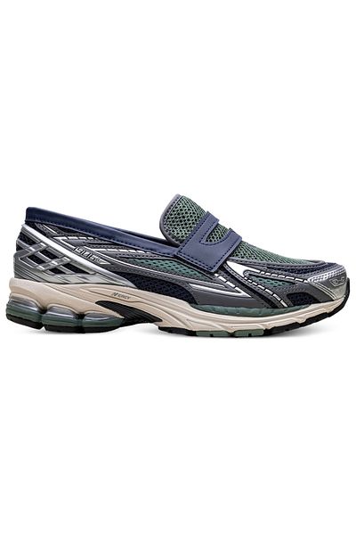 New Balance 1906L Loafers – Green & Metallic Slip-On Sneakers for Everyday Wear