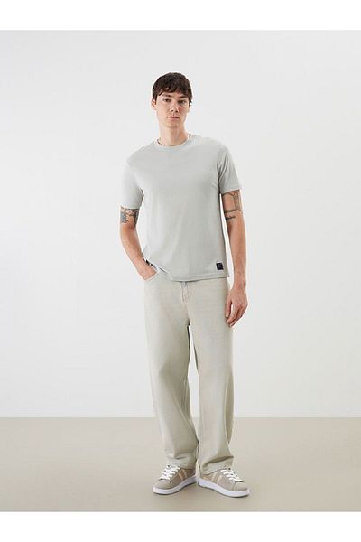 LC Waikiki Ανδρικό T-Shirt XSIDE Crew Neck χτενισμένο βαμβακερό