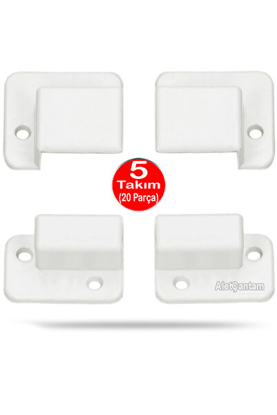 Mikasso Pvc Pimapen Pencere Sineklik Montaj Aparatı 5 Takım Set Vida (10X20 P...